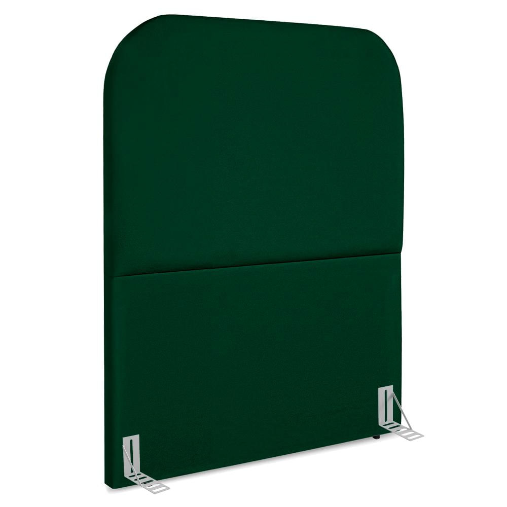 Cabeceira Solteiro 100 Cm Com Frame Alana Suede Verde Artte