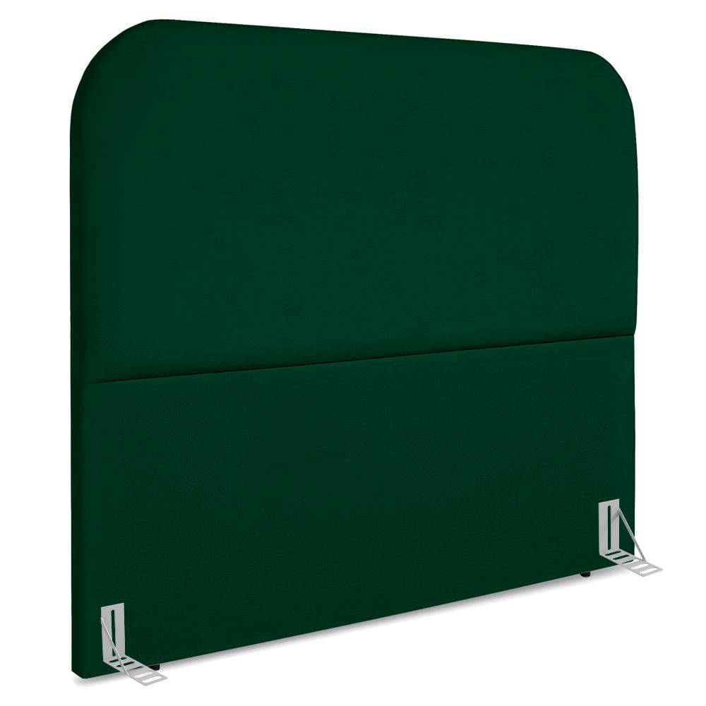 Cabeceira Casal 140 Cm Com Frame Alana Suede Verde Artte
