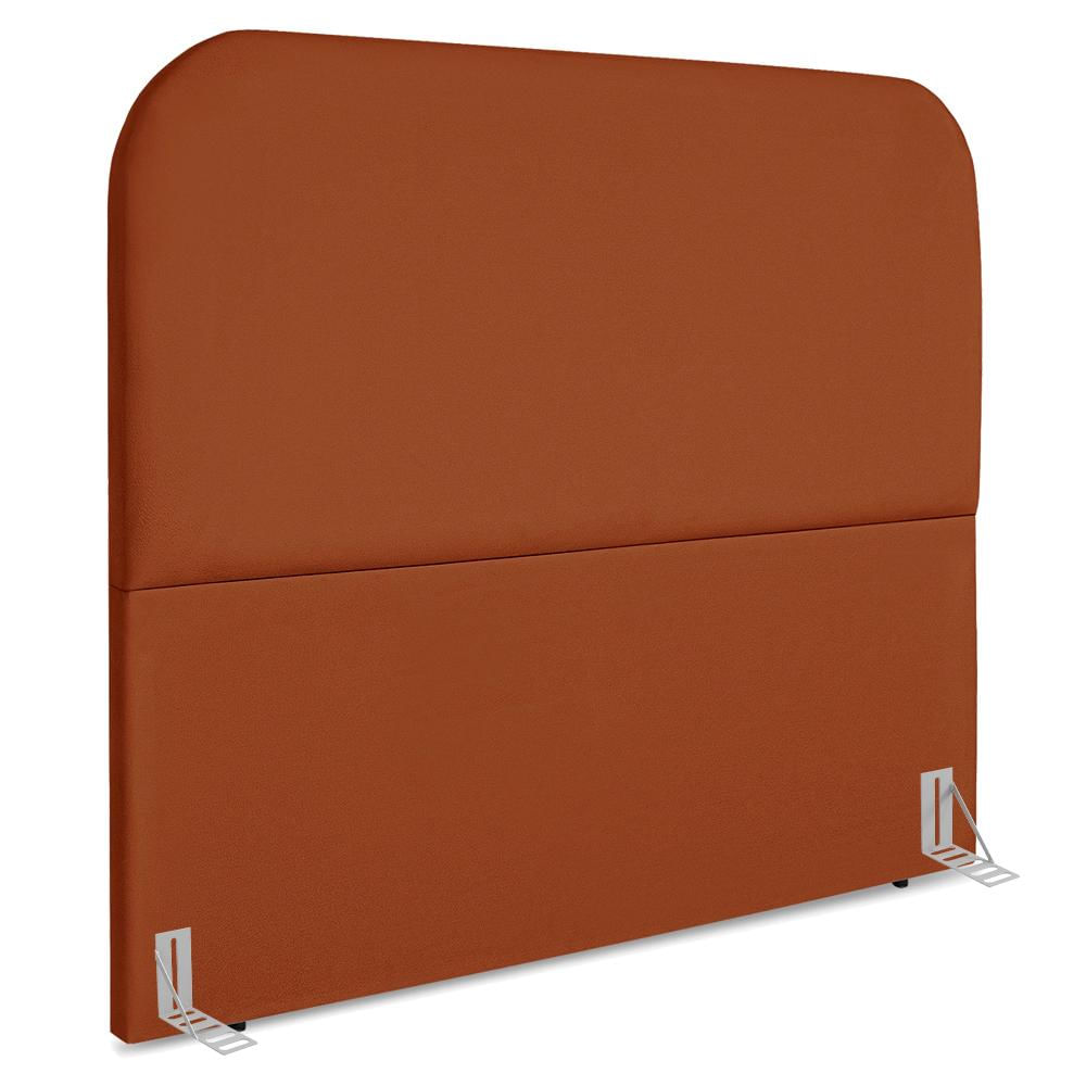 Cabeceira Queen 160 Cm Com Frame Alana Suede Terracota Artte