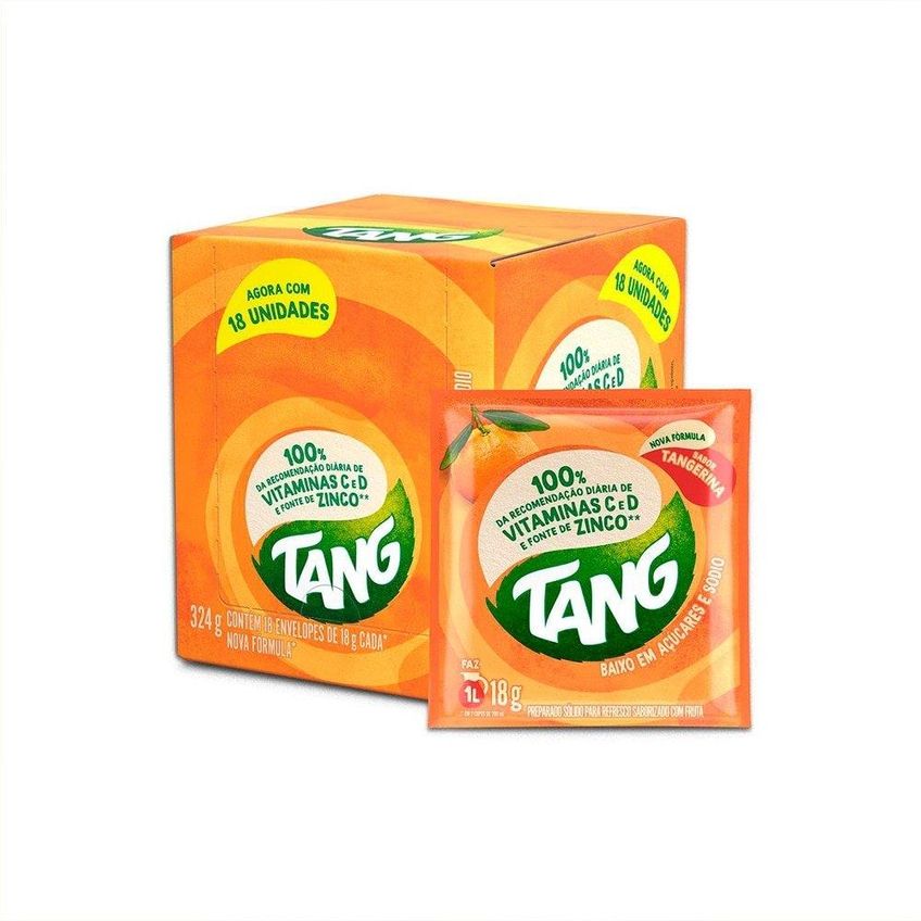 Refresco Em Pó Tang Tangerina 18g Embalagem Com 18 Unidades - imagem 5