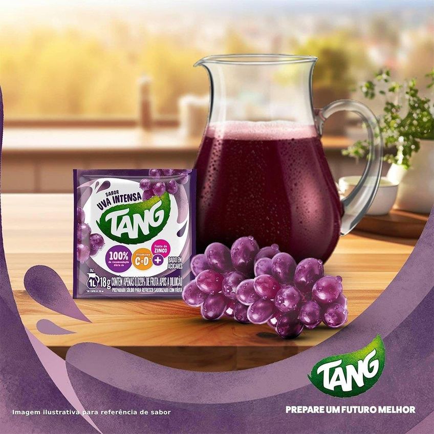 Refresco Em Pó Tang Uva Intensa 18g Display Com 18 Unidades - imagem 3