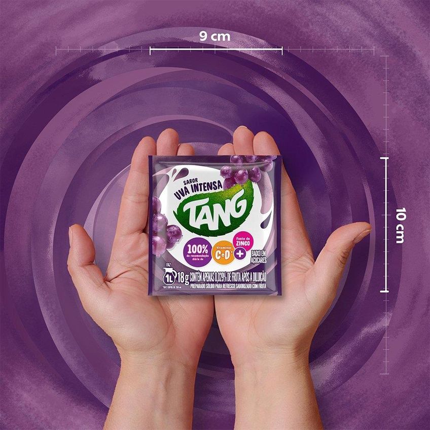 Refresco Em Pó Tang Uva Intensa 18g Display Com 18 Unidades - imagem 4