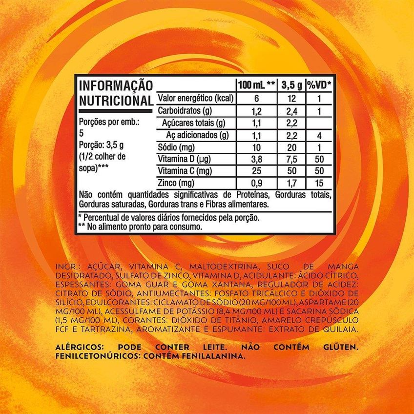 Refresco Em Pó Tang Manga 18g Display Com 18 Unidades - imagem 2