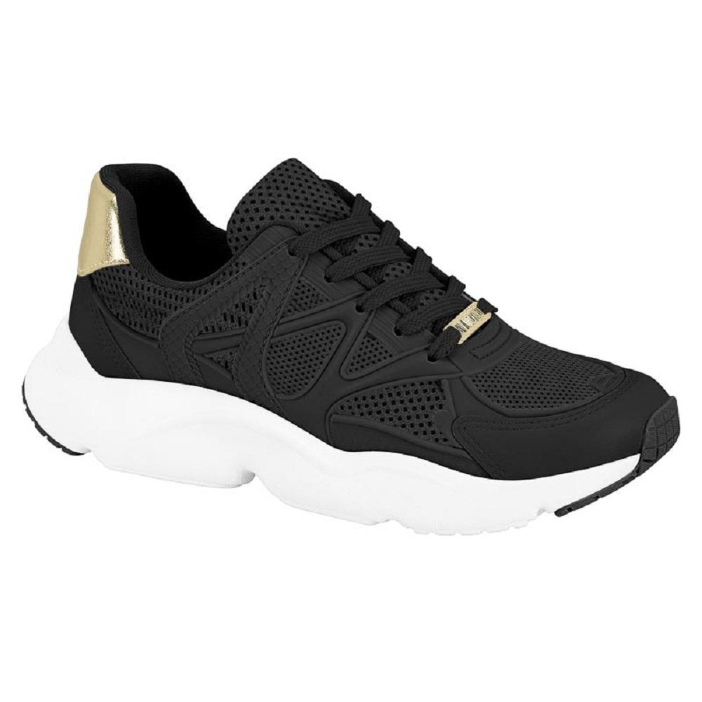 Tenis Vizzano Casual Ref 1440.107.30715 Preto/dourado 37