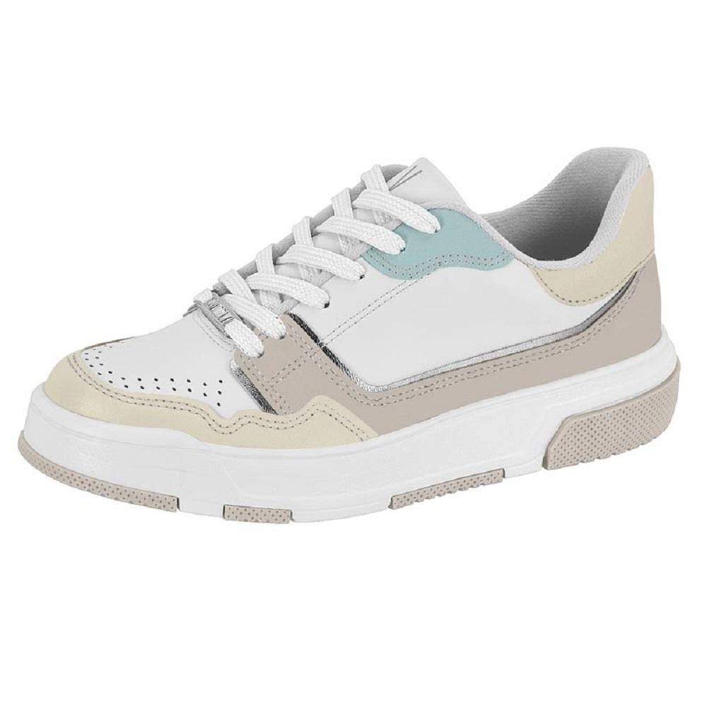 Tenis Vizzano Casual Ref 1455.102.30731 Branco/prata 37