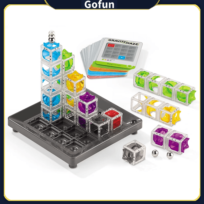 Jogo De Tabuleiro Gravity Maze Marble Run Logic Stem Toy Age 8+