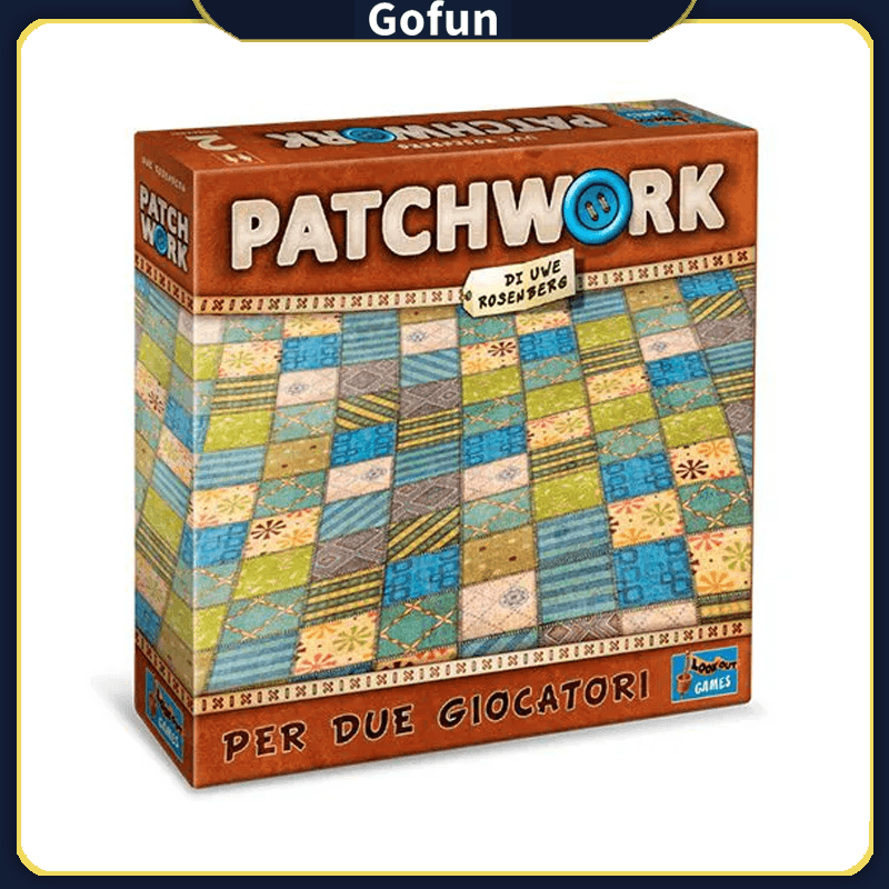 Jogo De Tabuleiro Patchwork Interactive Quilting Puzzle Para 2 Jogadores