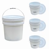 Balde 30l Para Alimentos E Produção De Doces - 4 Pçs