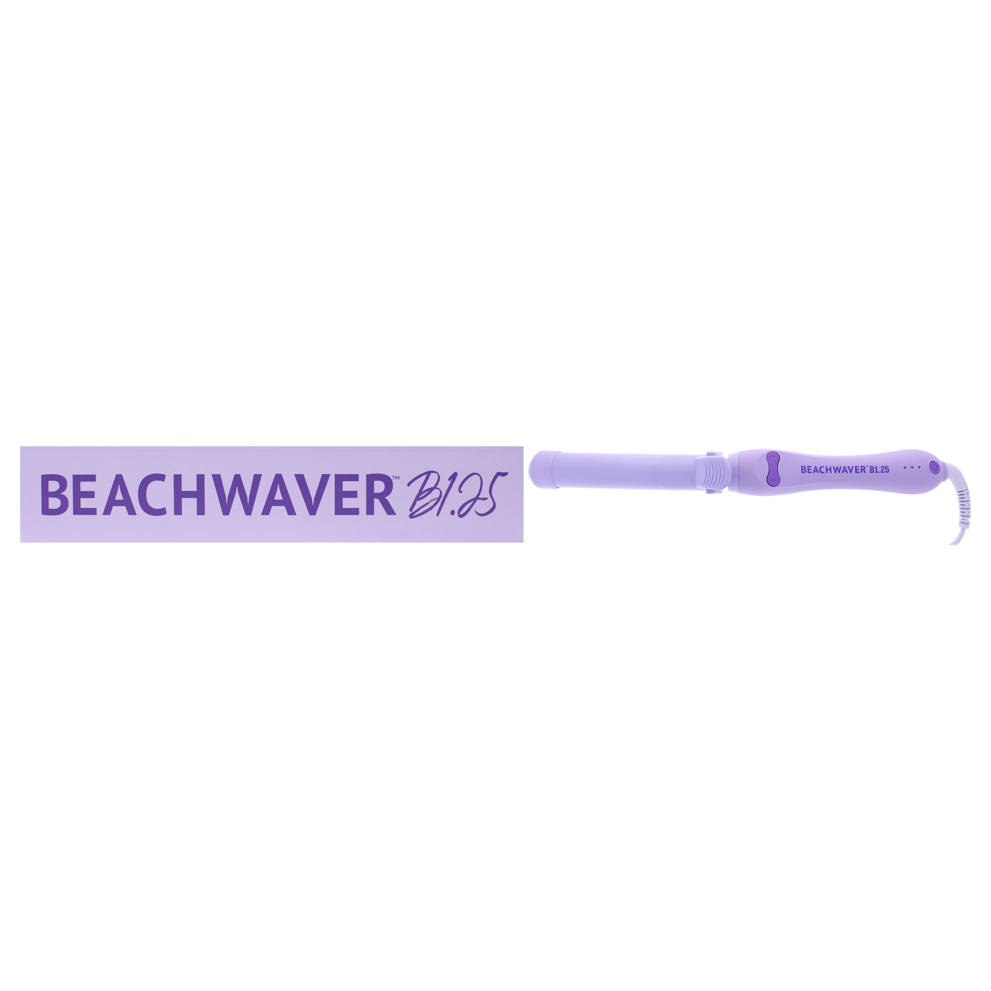 Curling Iron Beachwaver B1.25 Lilás Com Plugue Americano Para Todos Os Cabelos