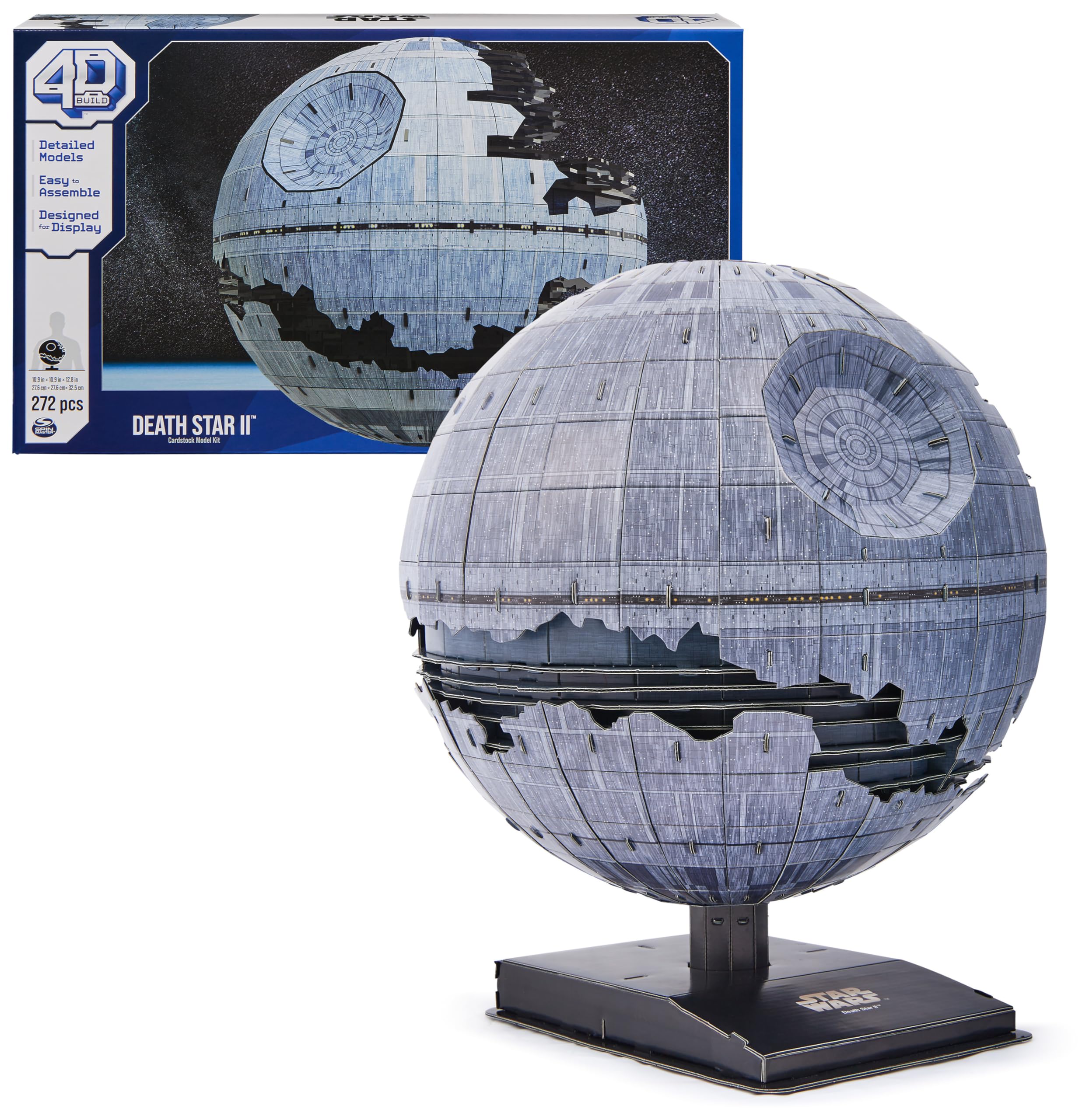 Kit De Modelos Spin Master Games 4d Build Star Wars Death Star Ii