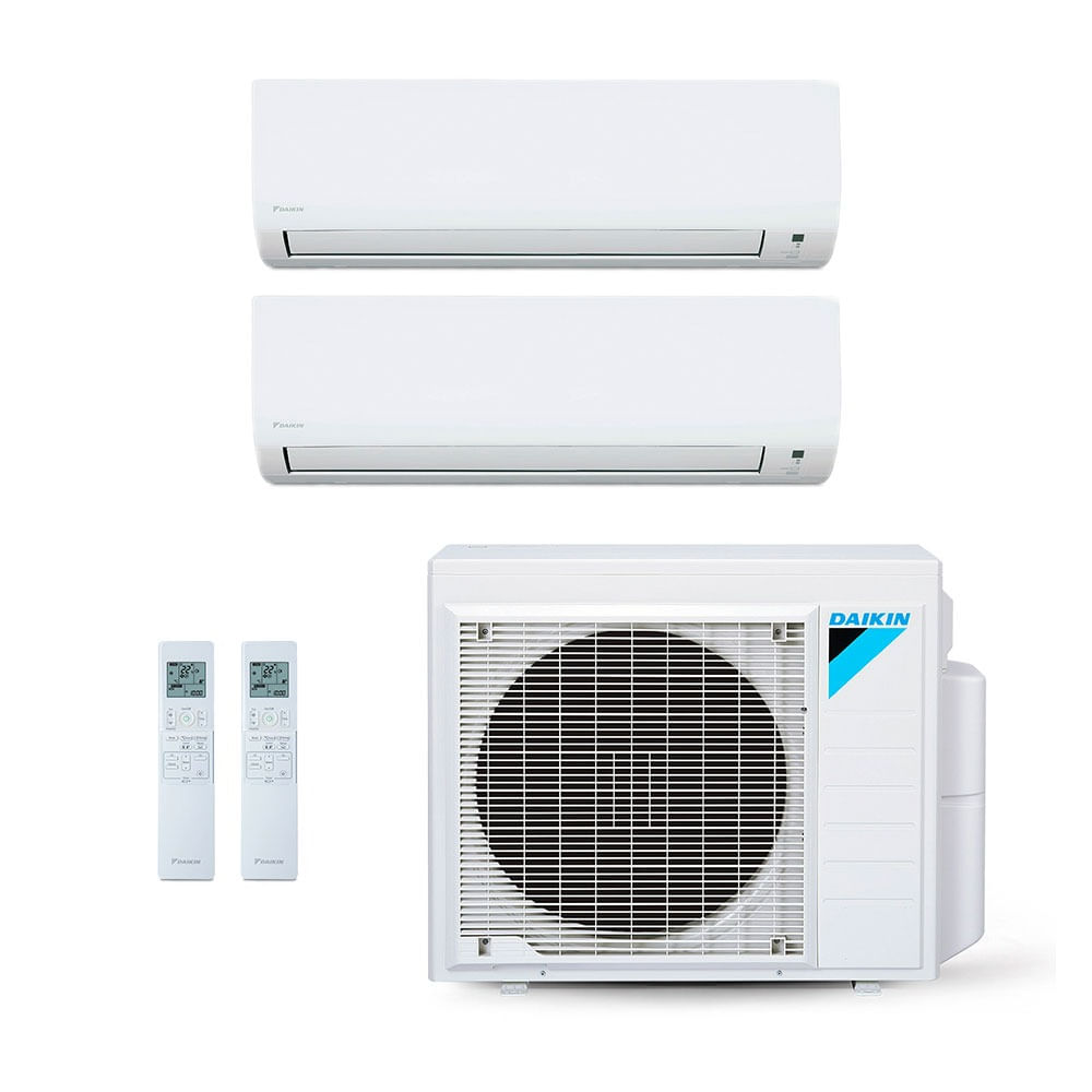 Ar Condicionado Multi Split Inverter Daikin 18 000 1x Evap Hw 9 000 1x Evap Hw 12 000 Quente Frio 220v