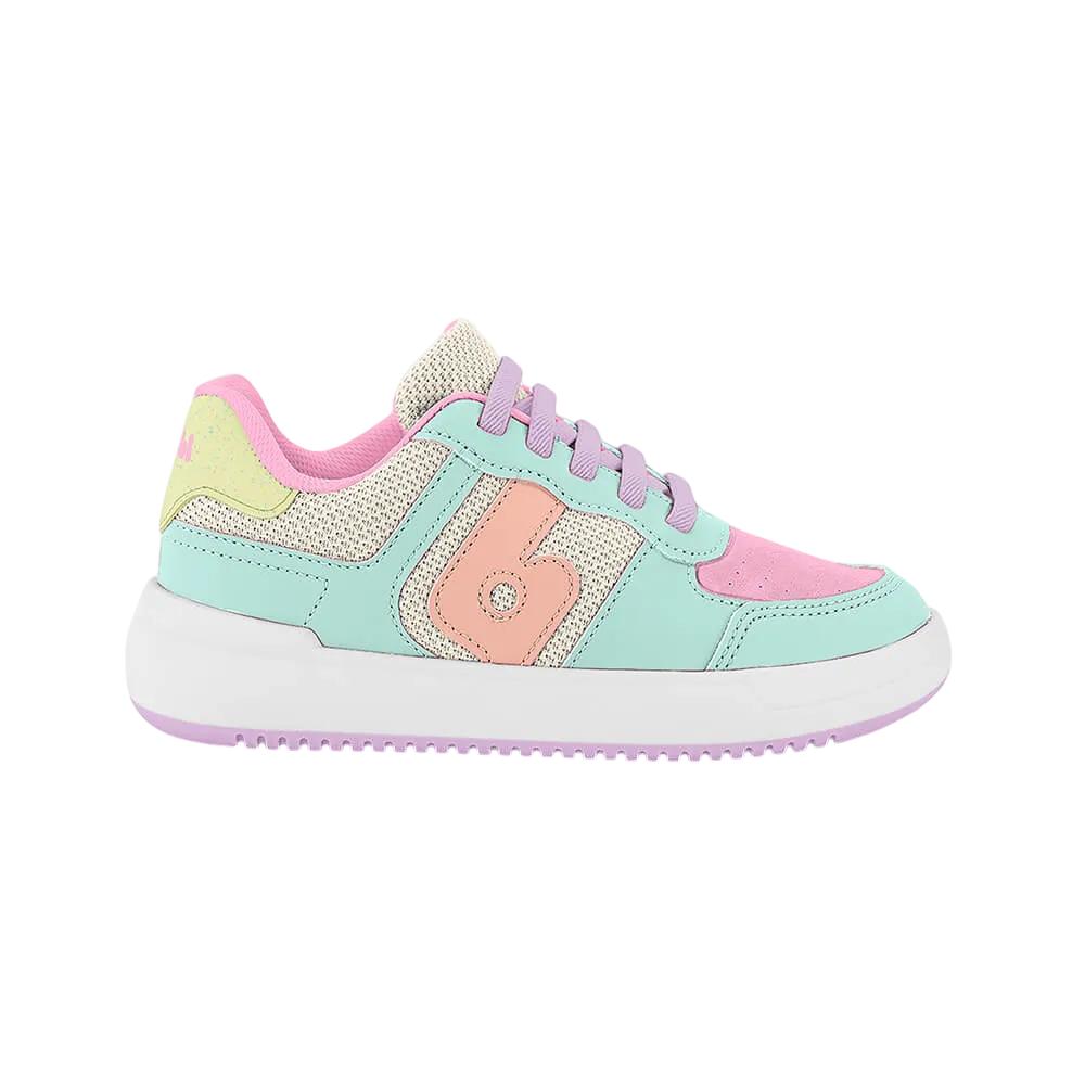 Tenis Bibi B College Ref 1241039 Rosa/verde 31