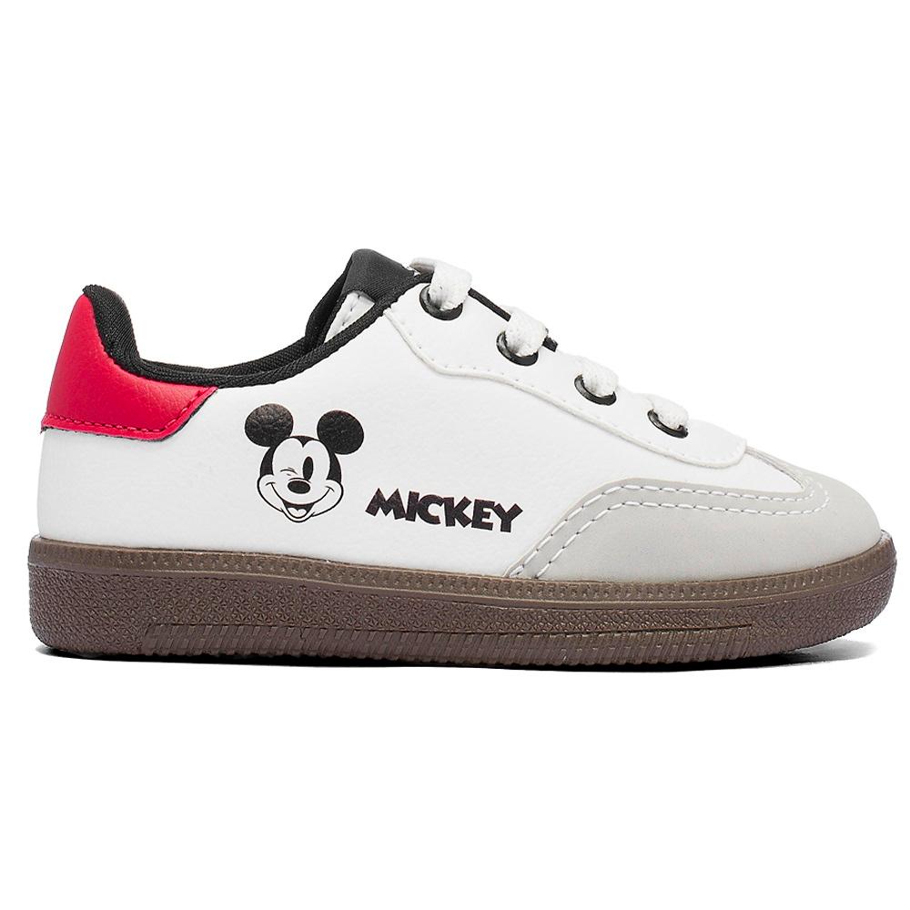 Tenis Disney Mickey Ref Dmy02kr Branco/cinza 25