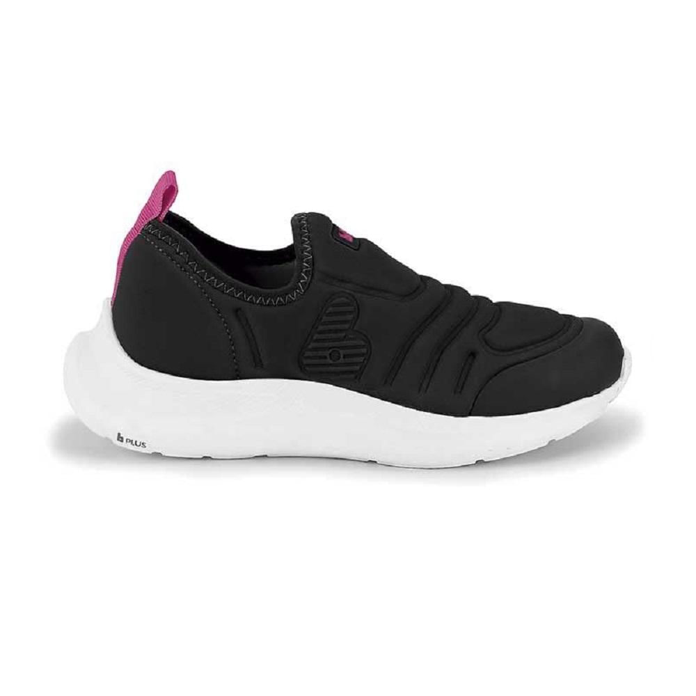 Tenis Bibi Action Lycra Ref 1167425 Preto/rosa 28