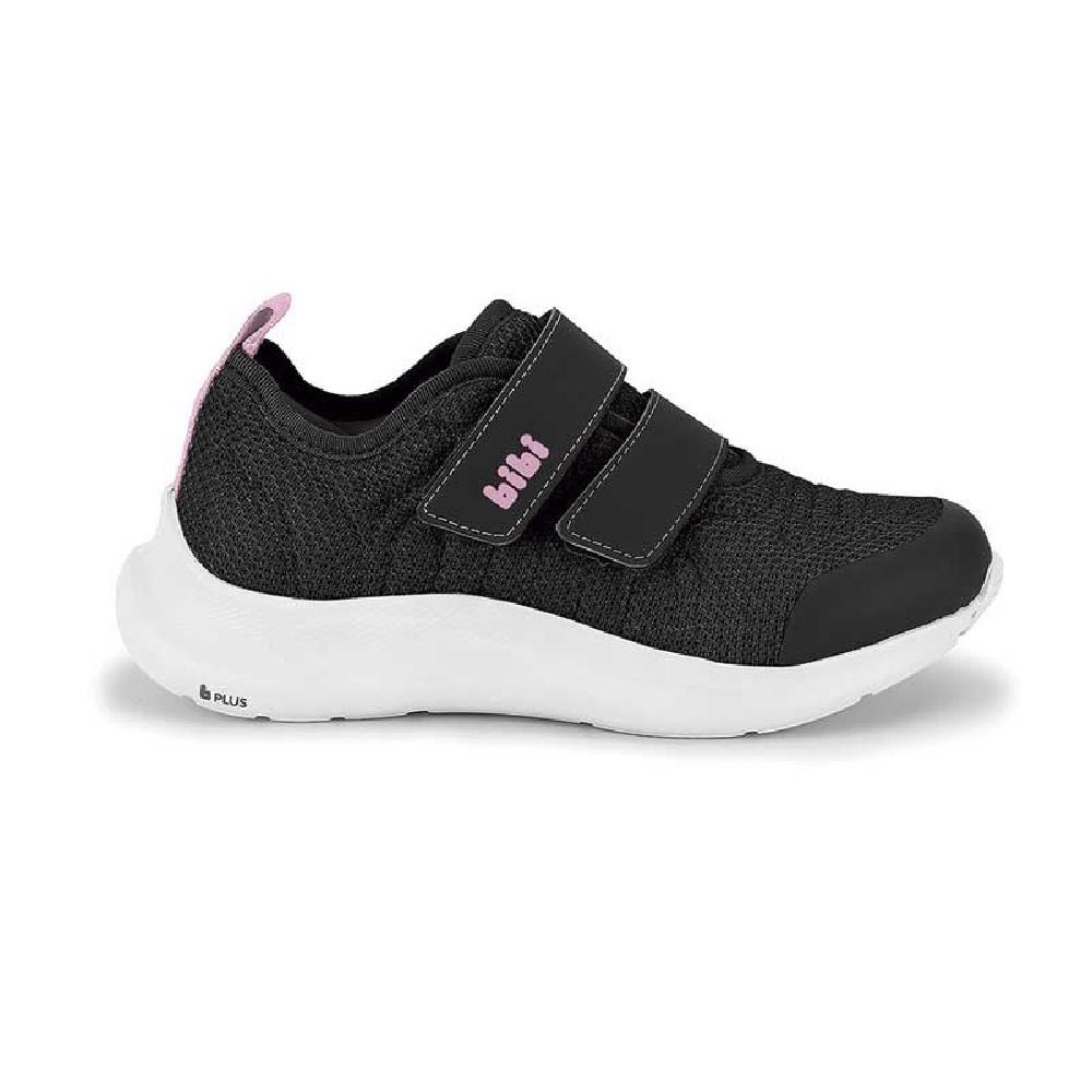 Tenis Bibi Action Tecido Ref 1167429 Preto/rosa 28