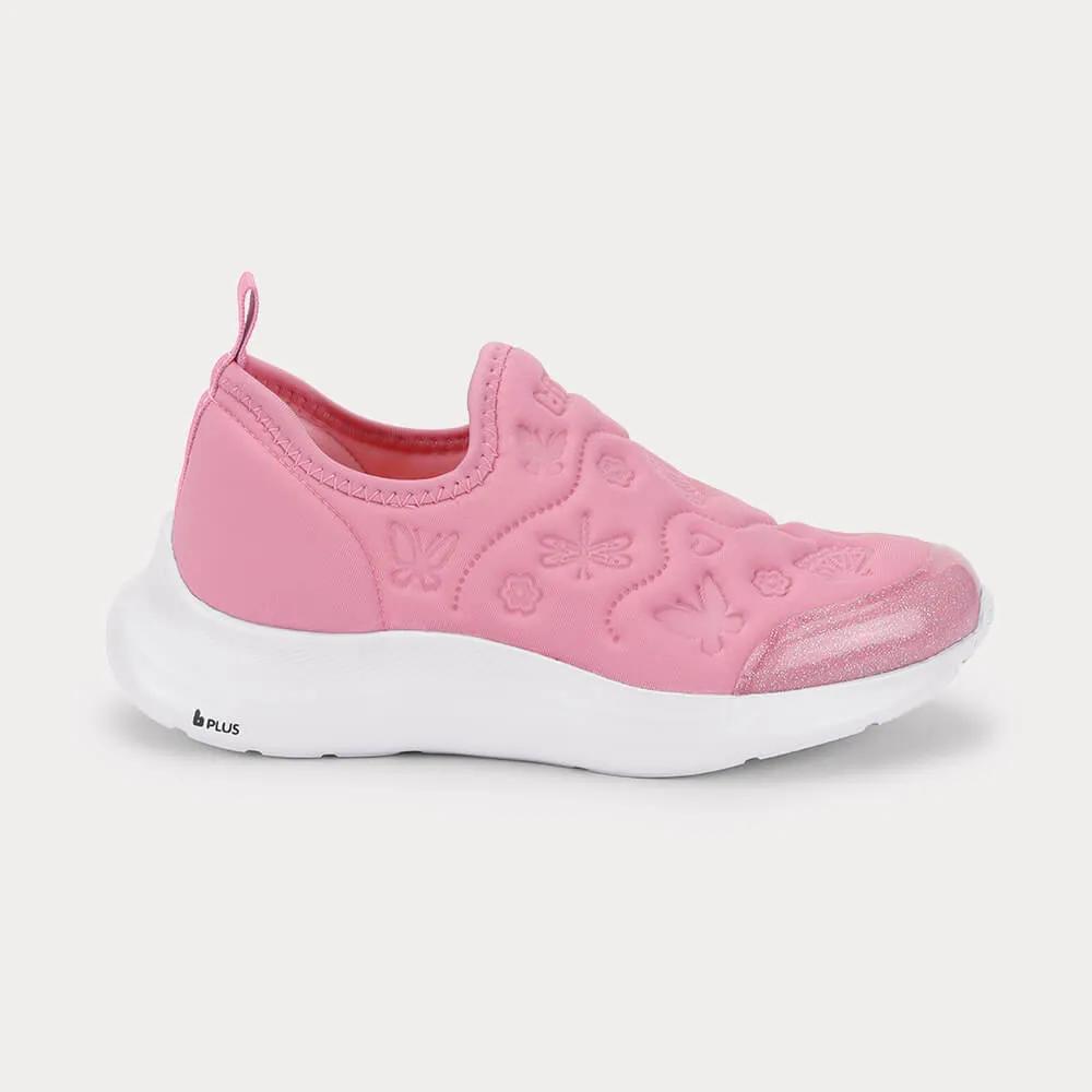 Tenis Bibi Action Lycra Ref 1167432 Rosa/branco 34