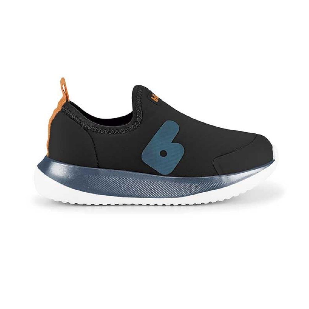 Tenis Bibi Flash Lycra Ref 1232147 Preto/laranja 25