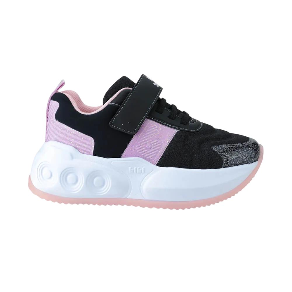 Tenis Bibi Rodinha Ref 1243025 Preto/lilas 32