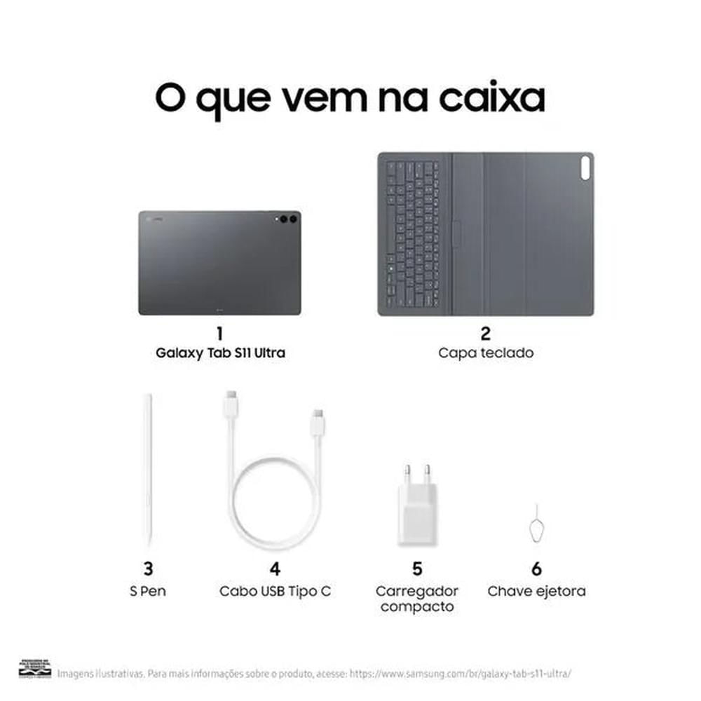 Galaxy Tab S11 Ultra (Wi-Fi, 14.6インチ) Samsung Modelo Galaxy Tab S11 Ultra Ai WiFi (apenas para o mercado