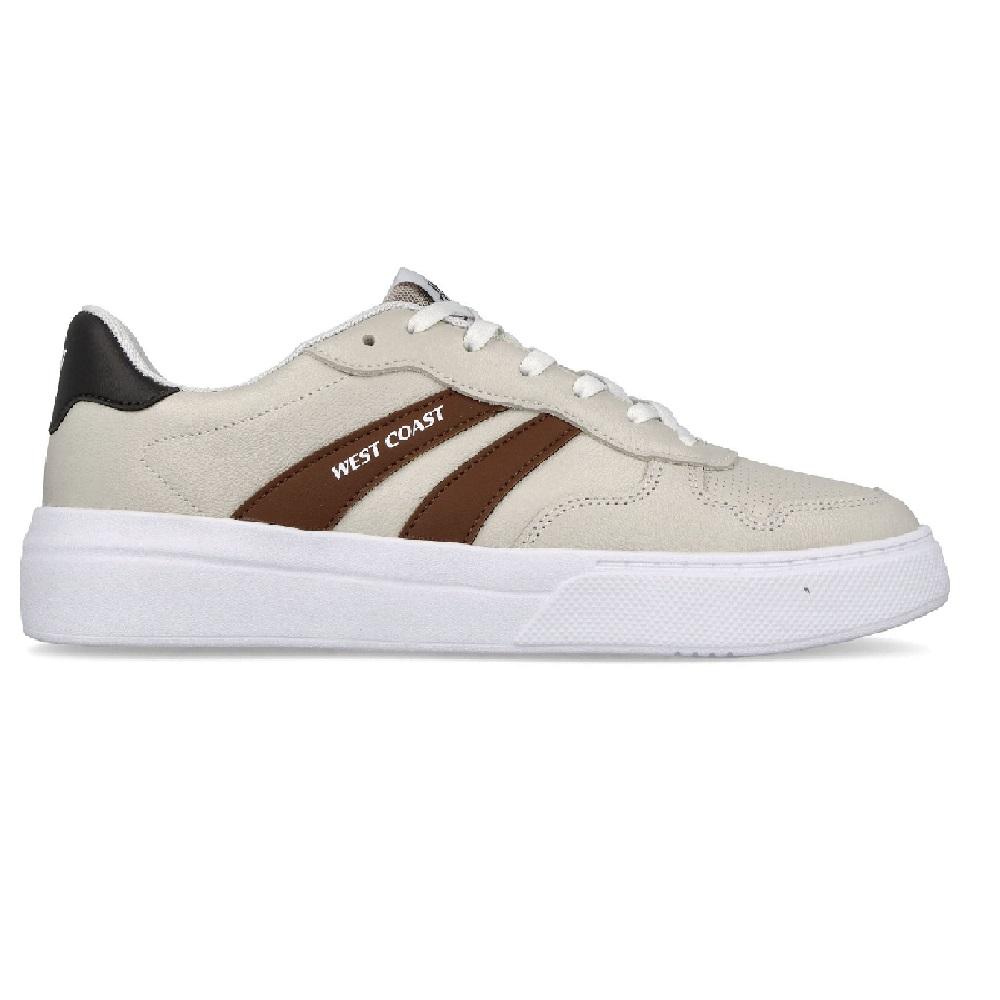 Tenis West Coast Boston Casual Ref 313079-01 Bege/marrom 41
