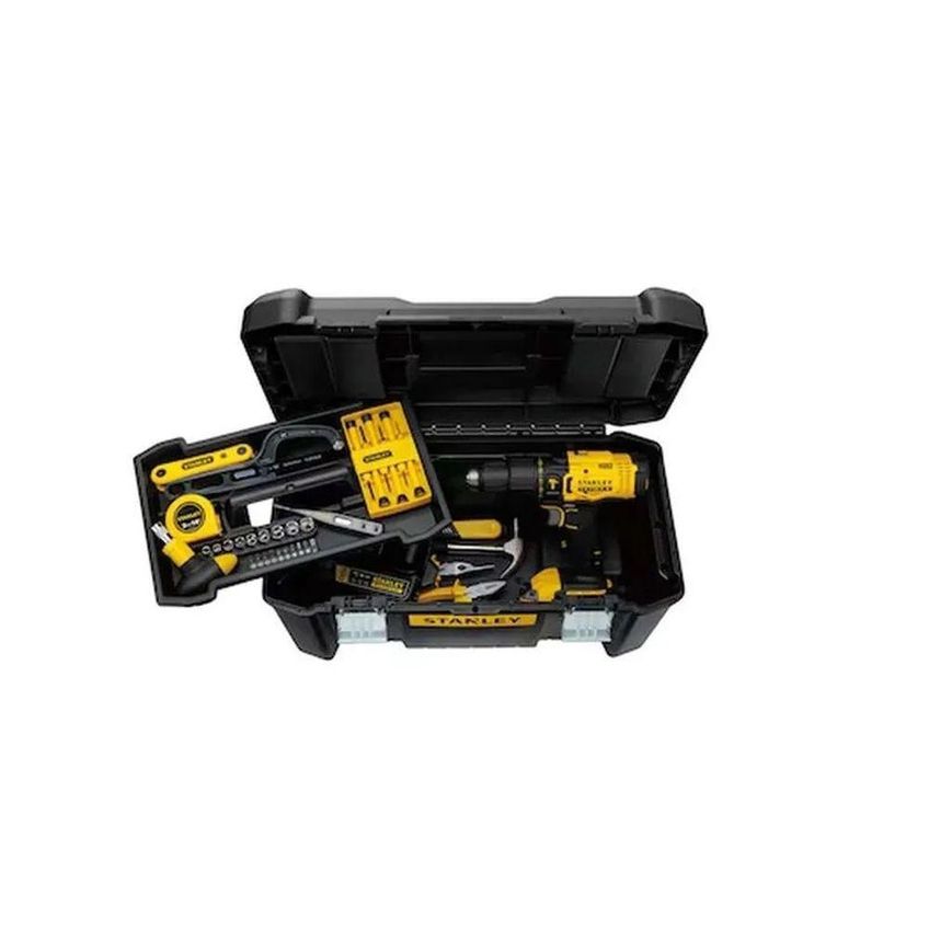Kit Furadeira Parafusadeira Com 119 Peças 1-2 20v Stanley - imagem 3