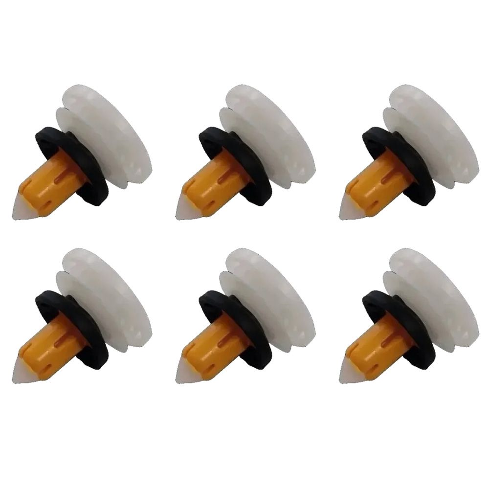 Kit 6 Grampo Bucha Forro Porta Coluna Interna Fiat Renegade