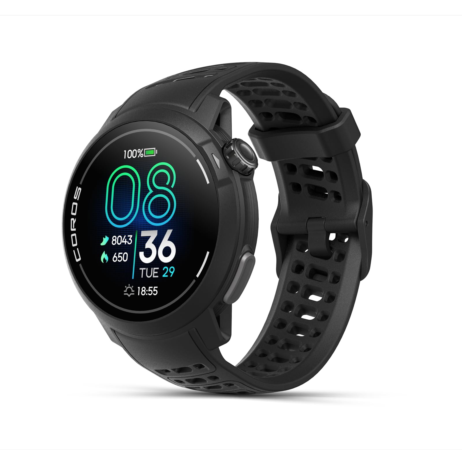 Relógio Esportivo Gps Coros Pace Pro Com Tela Sensível Ao Toque Amoled De 1,3 Polegadas