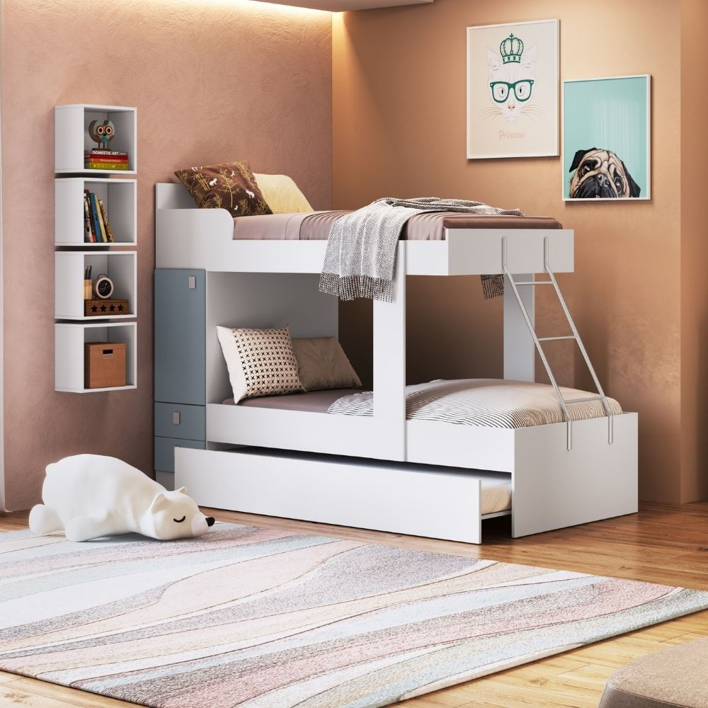 Treliche Infantil 1 Porta 2 Gavetas Theo Percasa