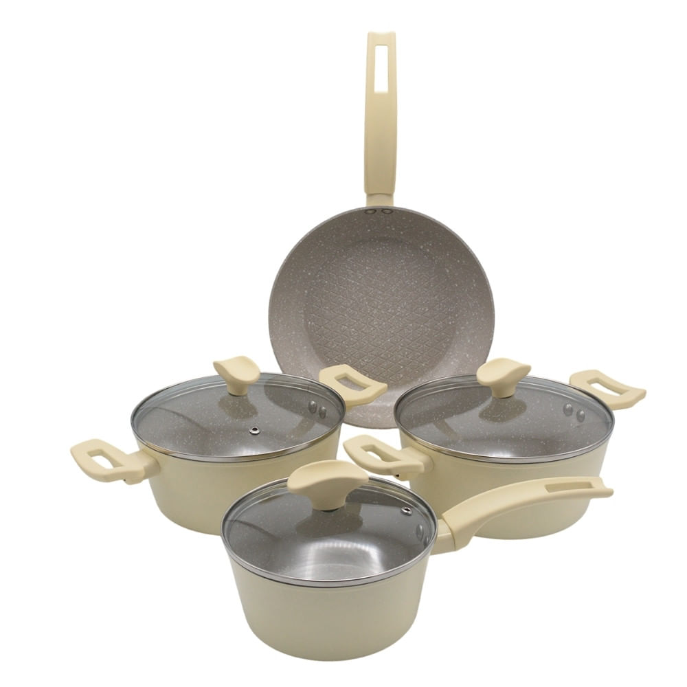 Jogo De Panela 4 Peças A5 Parma Com Indução