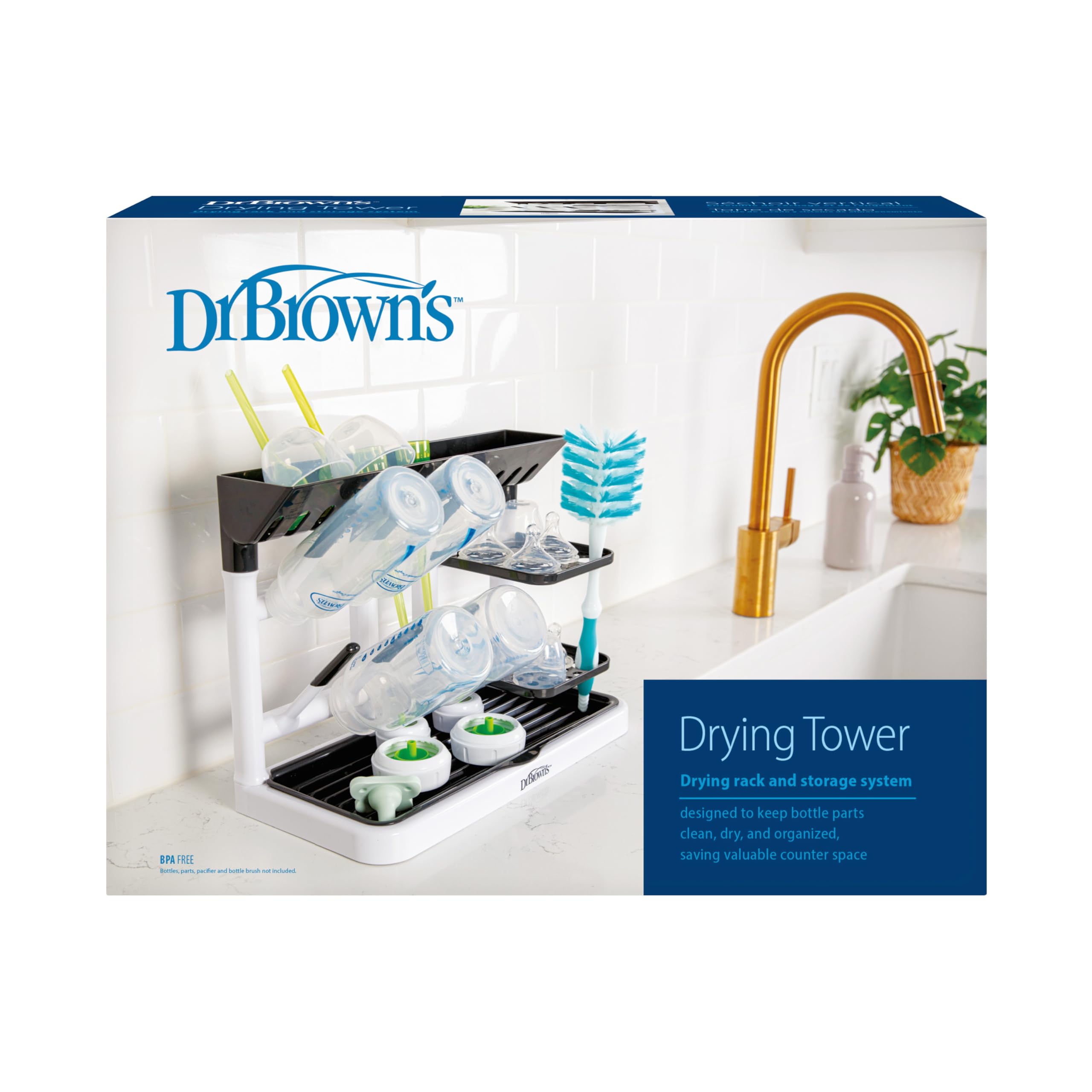 Torre De Secagem Dr. Brown's Stand-up Drying Rack Baby Bottle