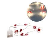 Cordão Luminoso Natalino 3 Metros Led 30 Mini Presentes