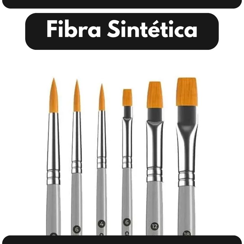 Pincel Artístico Flexível Graf Brush Set Conjunto 6 Unidades - imagem 3
