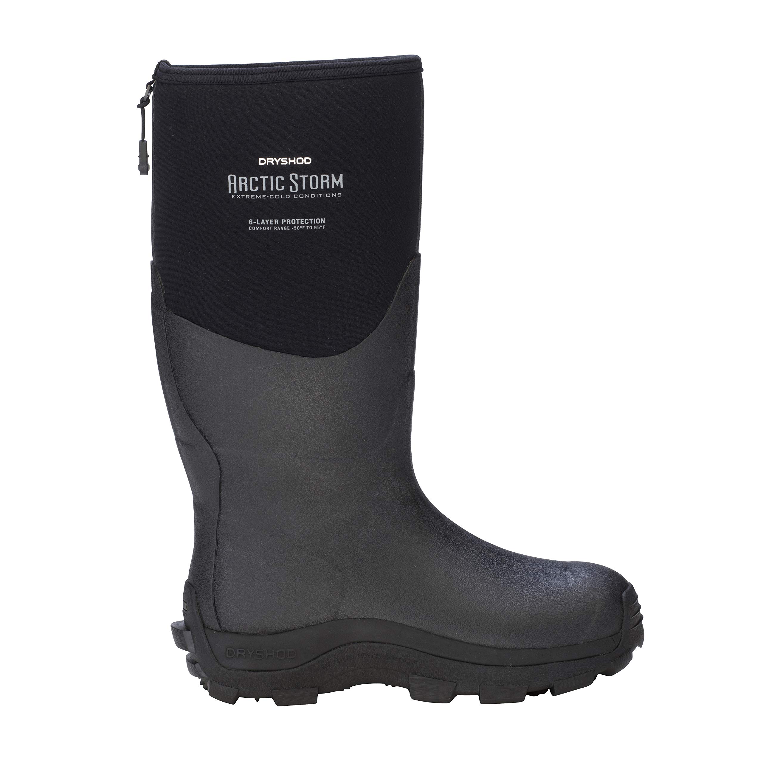 Bota De Inverno Dryshod Arctic Storm Hi Waterproof Masculina Preta/cinza