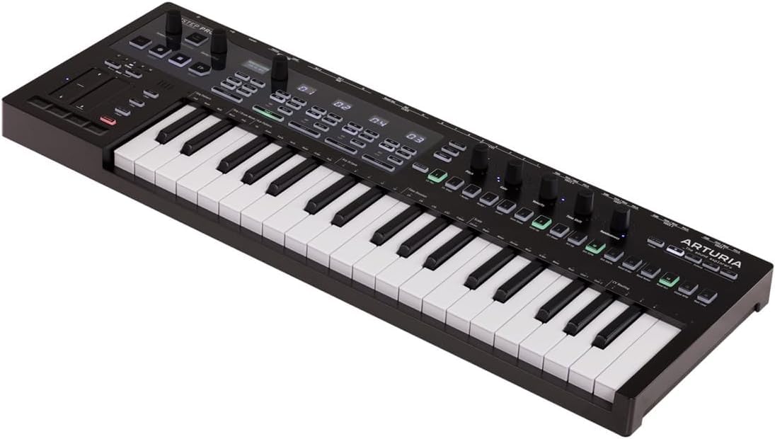 Controlador De Teclado Midi Arturia Keystep Pro Com Sequenciador