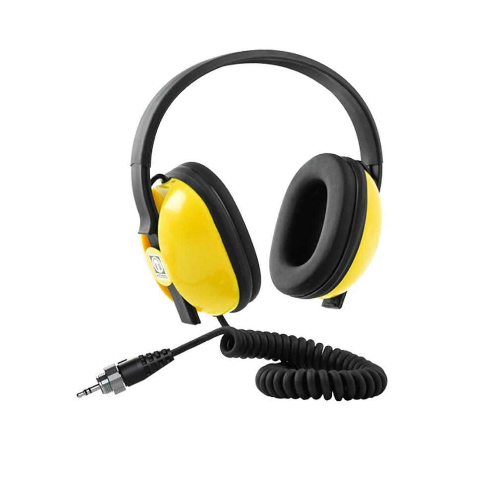 Fones De Ouvido Minelab Equinox Wired Waterproof 61m De Profundidade, Amarelo