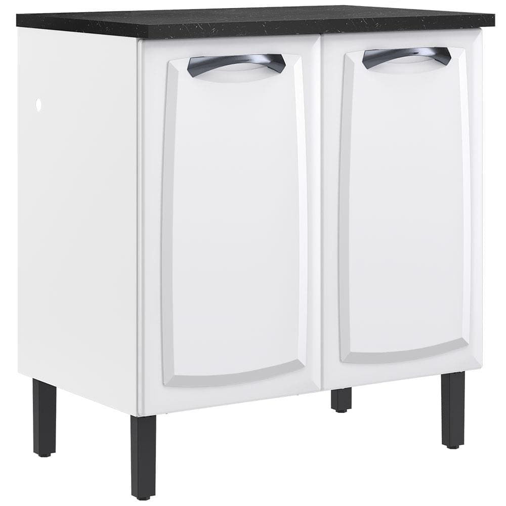 Balcão Duplo Itatiaia New Premium Com 2 Portas E 2 Prateleiras - 80cm De Largura