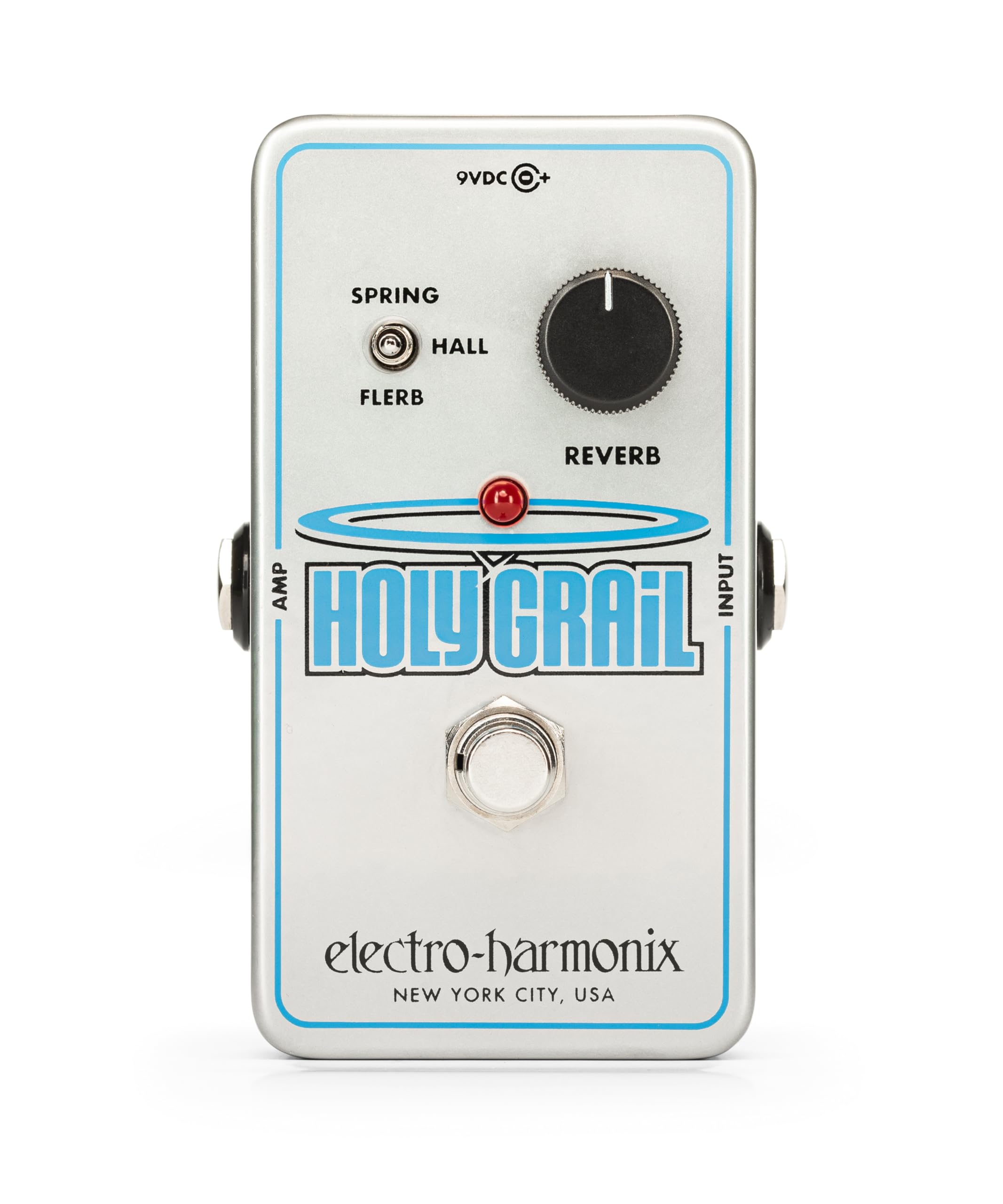 Pedal De Reverberação Electro-harmonix Holy Grail Nano Com Adaptador De Alimentação