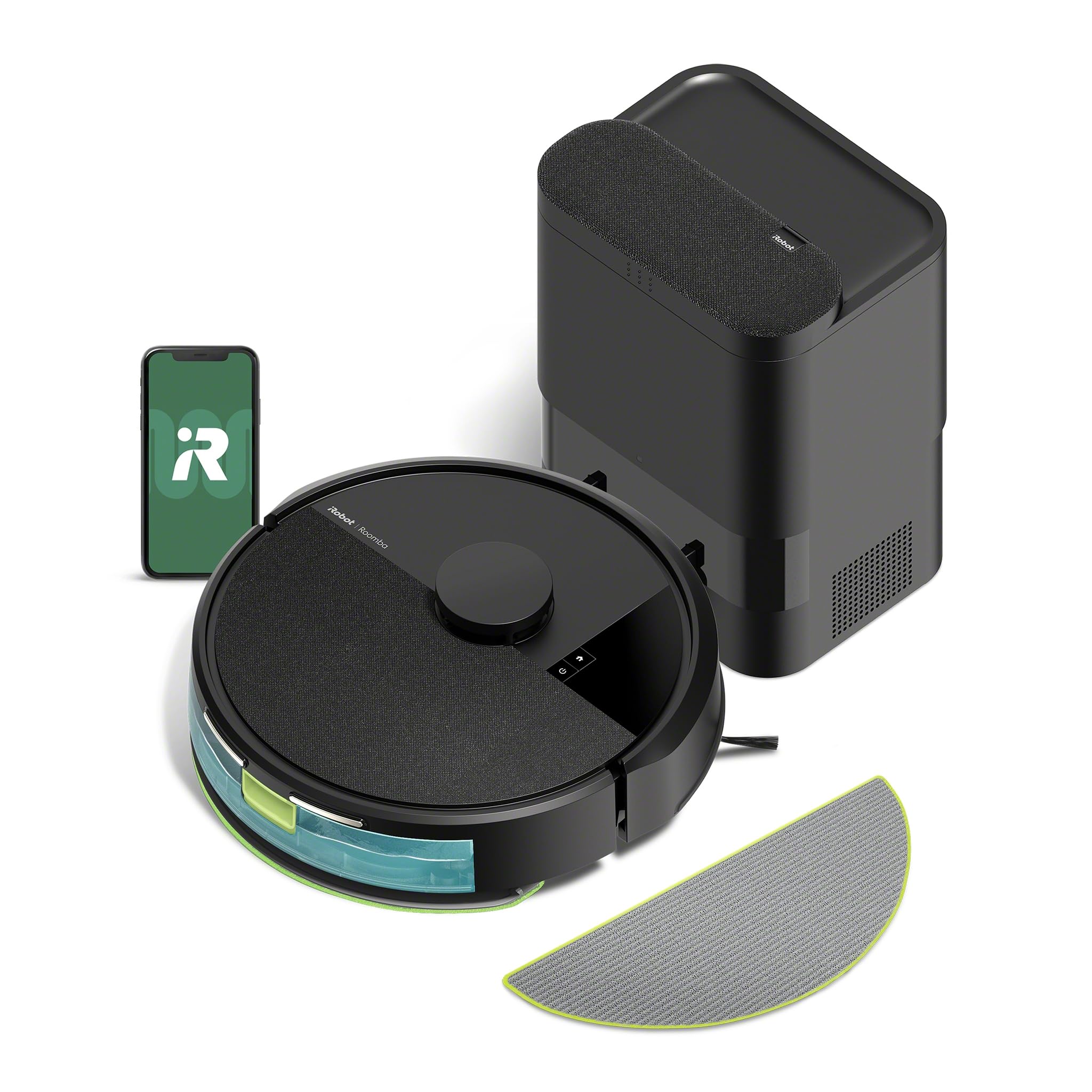 Aspirador E Esfregão Robótico Irobot Roomba 105 Combo Autoempty Dock