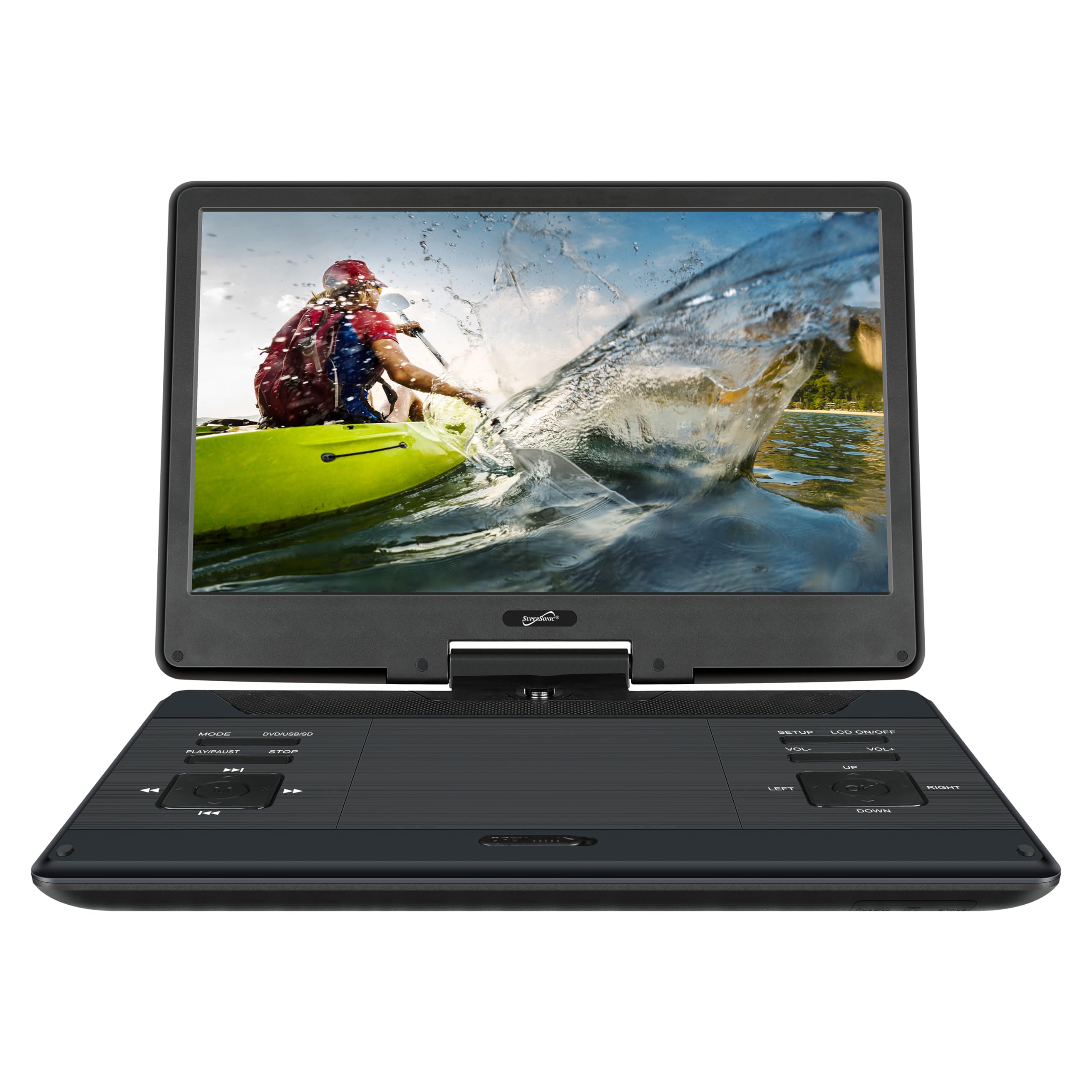 Leitor De Dvd Portátil Supersonic Sc-2514 14" Led Swivel Tv 110v