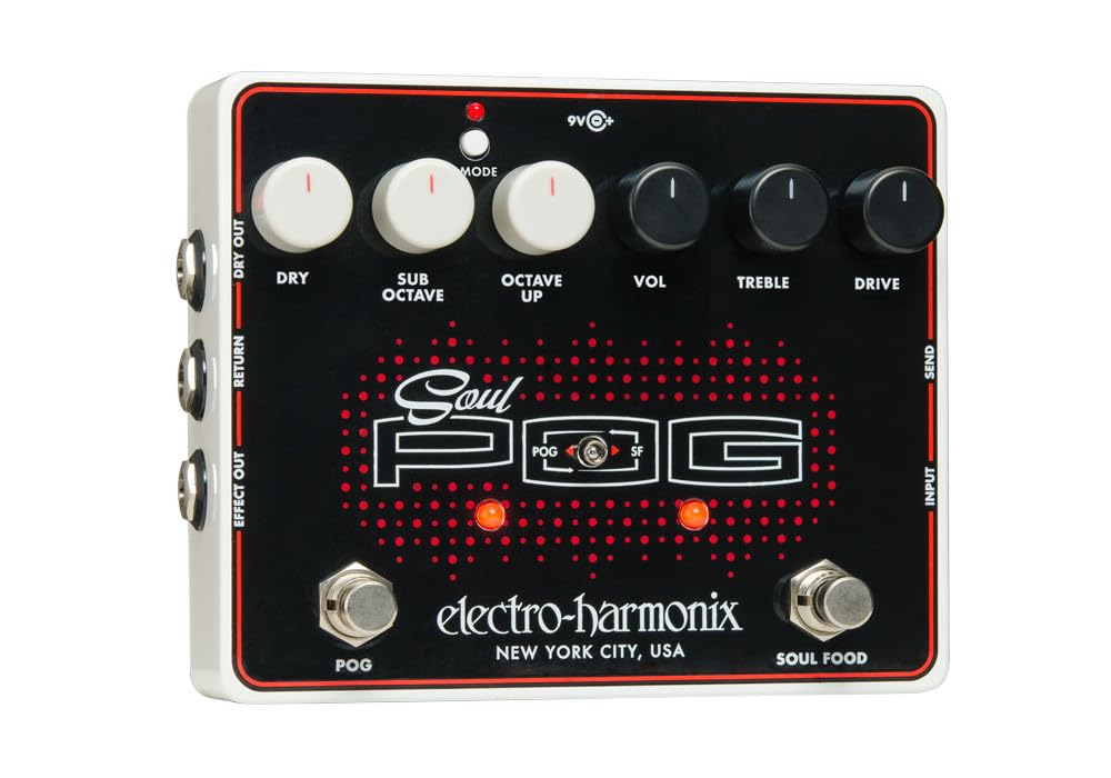 Pedal Multiefeitos Electro-harmonix Soul Pog Overdrive/octave