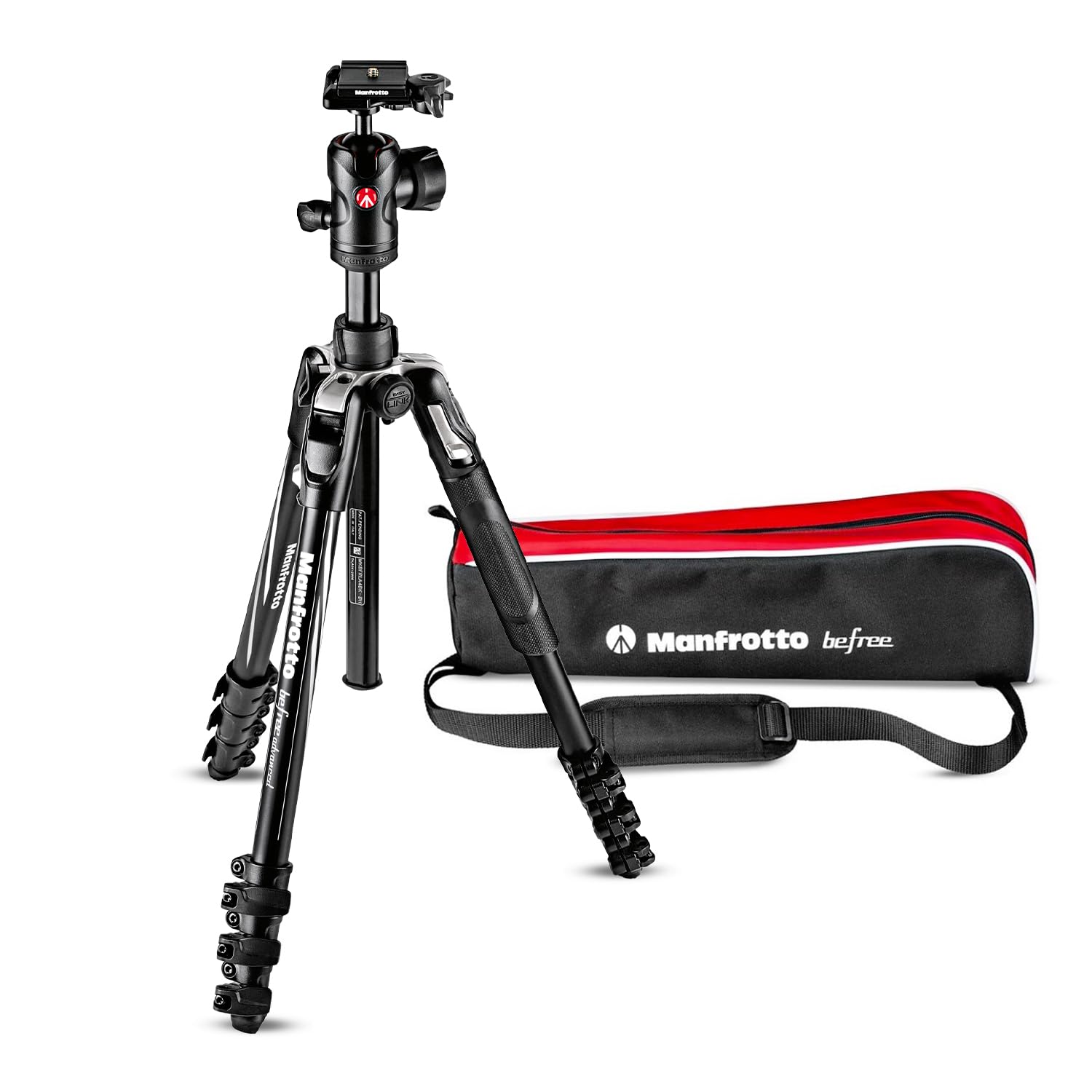 Tripé Manfrotto Befree Advanced Lever Aluminium Com Cabeça Esférica
