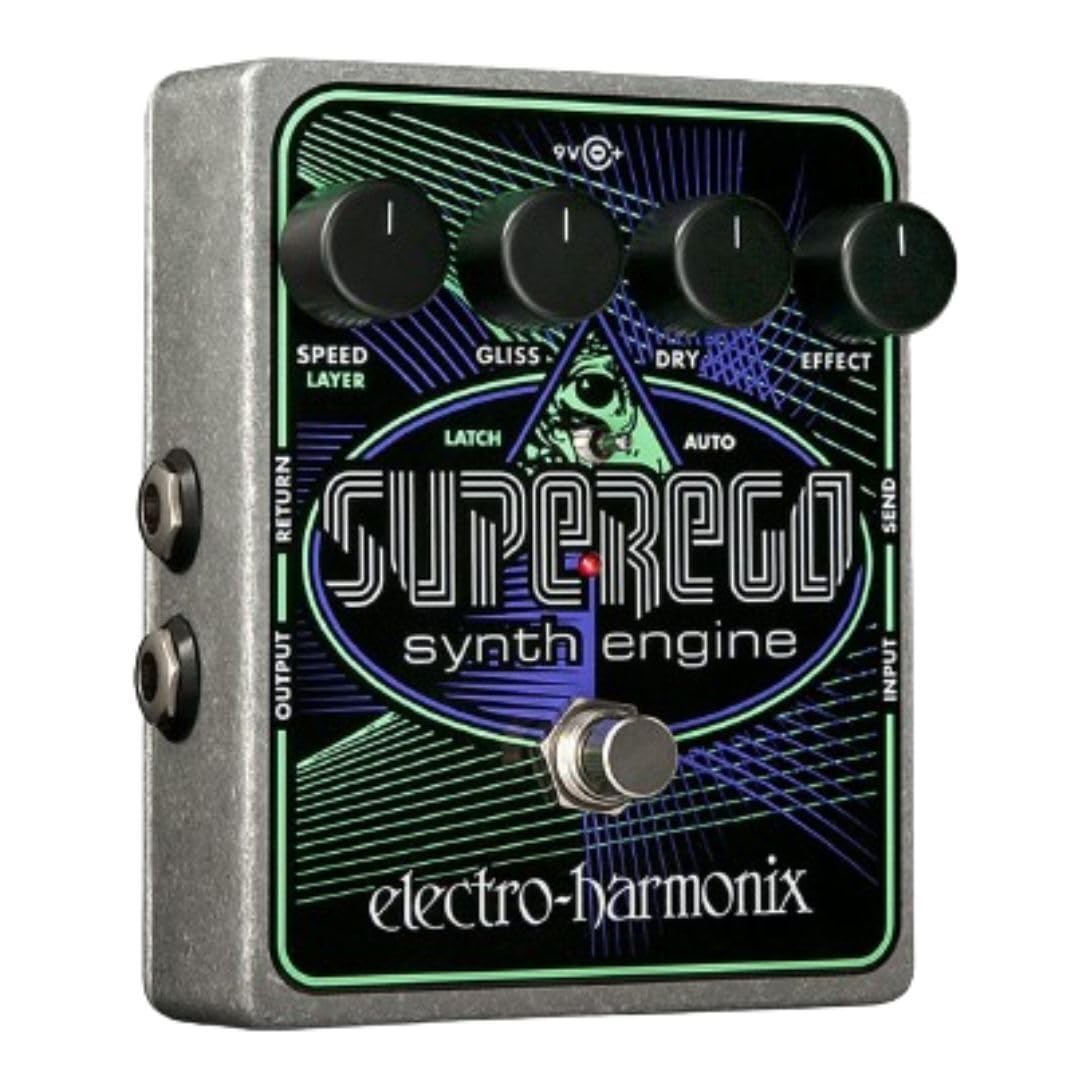 Pedal De Efeitos De Guitarra Electro Harmonix Superego Synth Engine