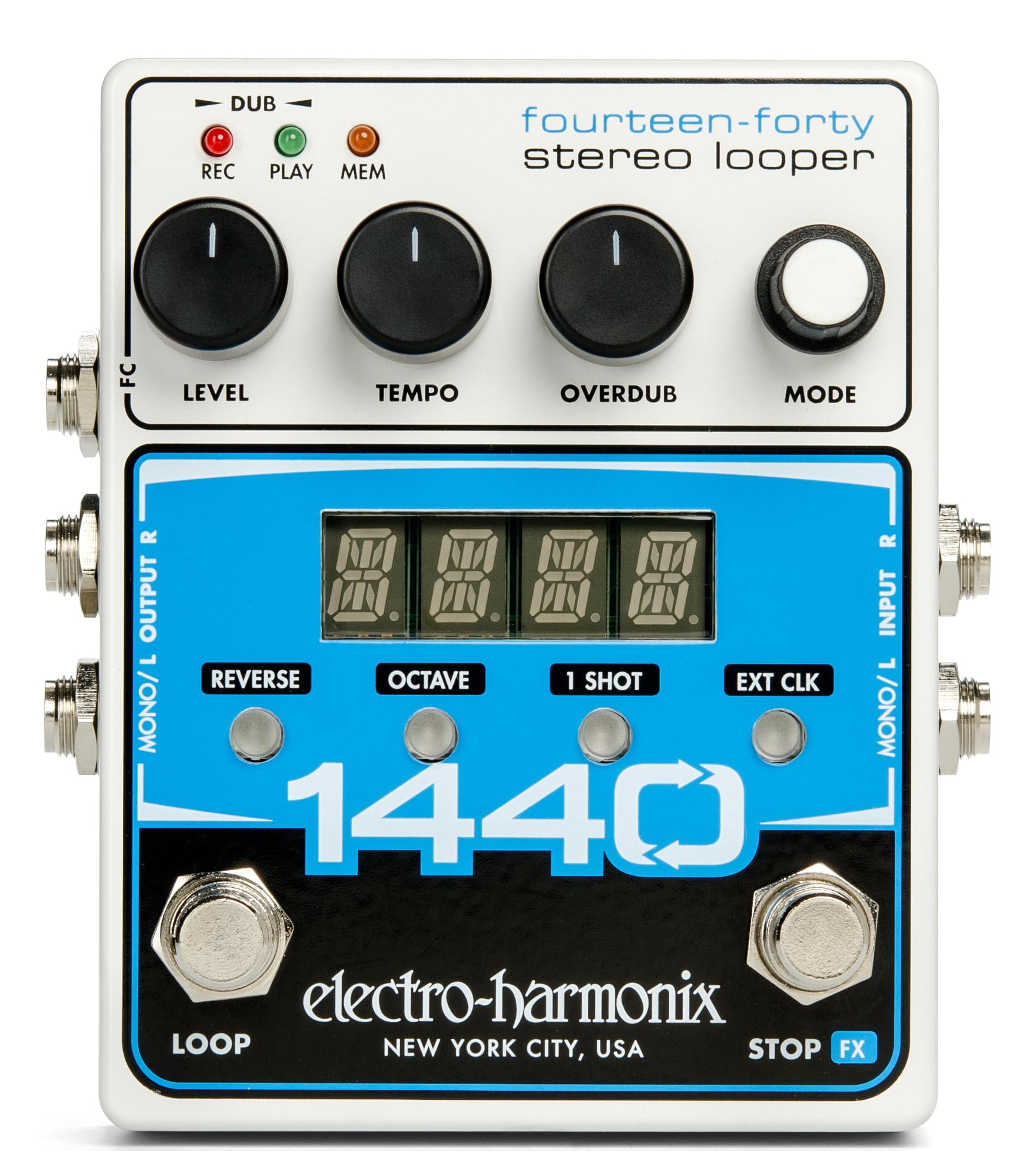 Pedal Looper Electro-harmonix 1440 Estéreo Com Gravação 1440s
