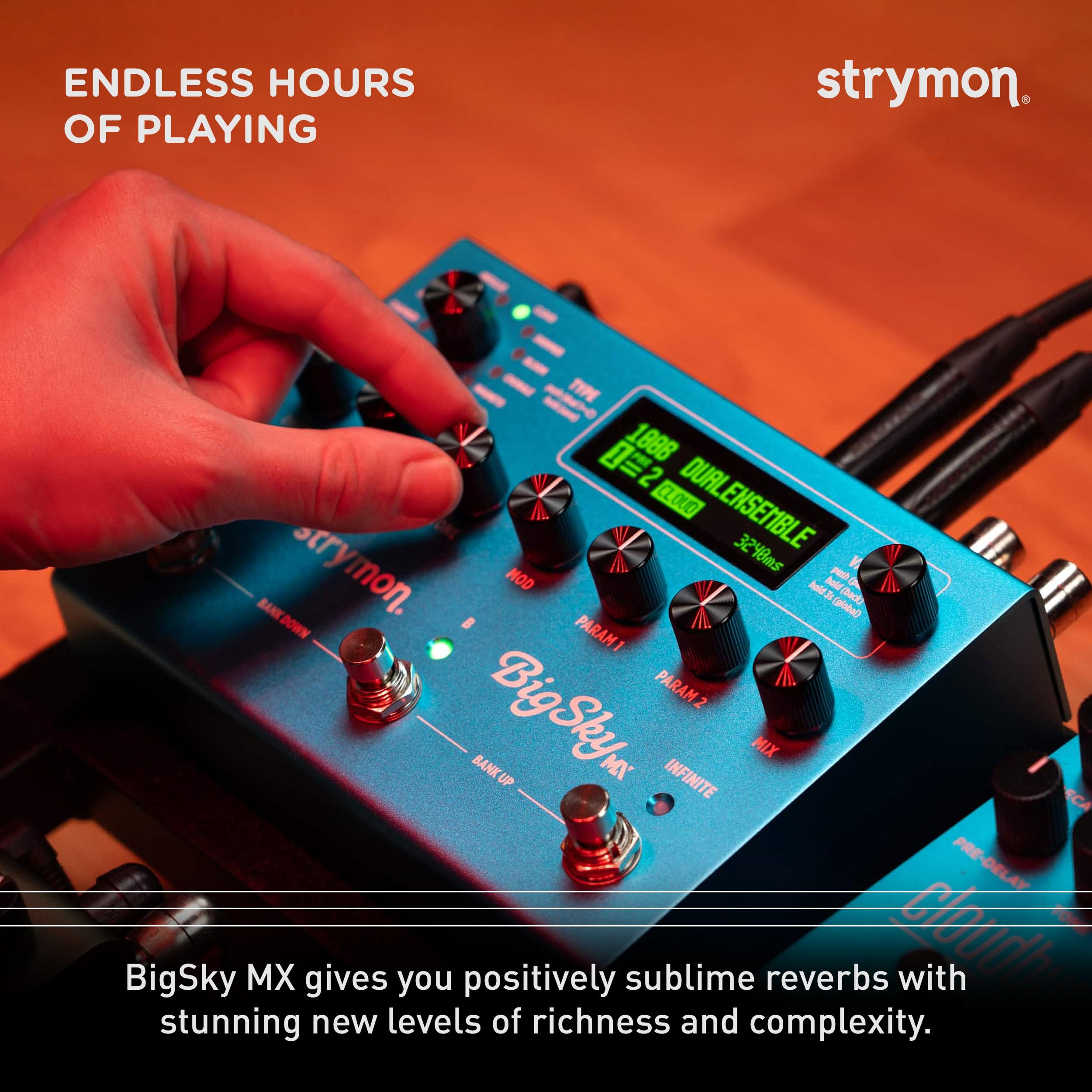 Pedal De Efeitos De Guitarra Reverb Workstation Strymon Bigsky Mx