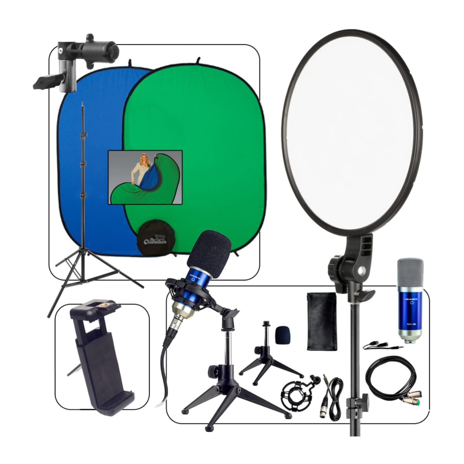 Kit Para Trabalhar Em Casa Smith-victor Promark Com Led Orbit360 Pro