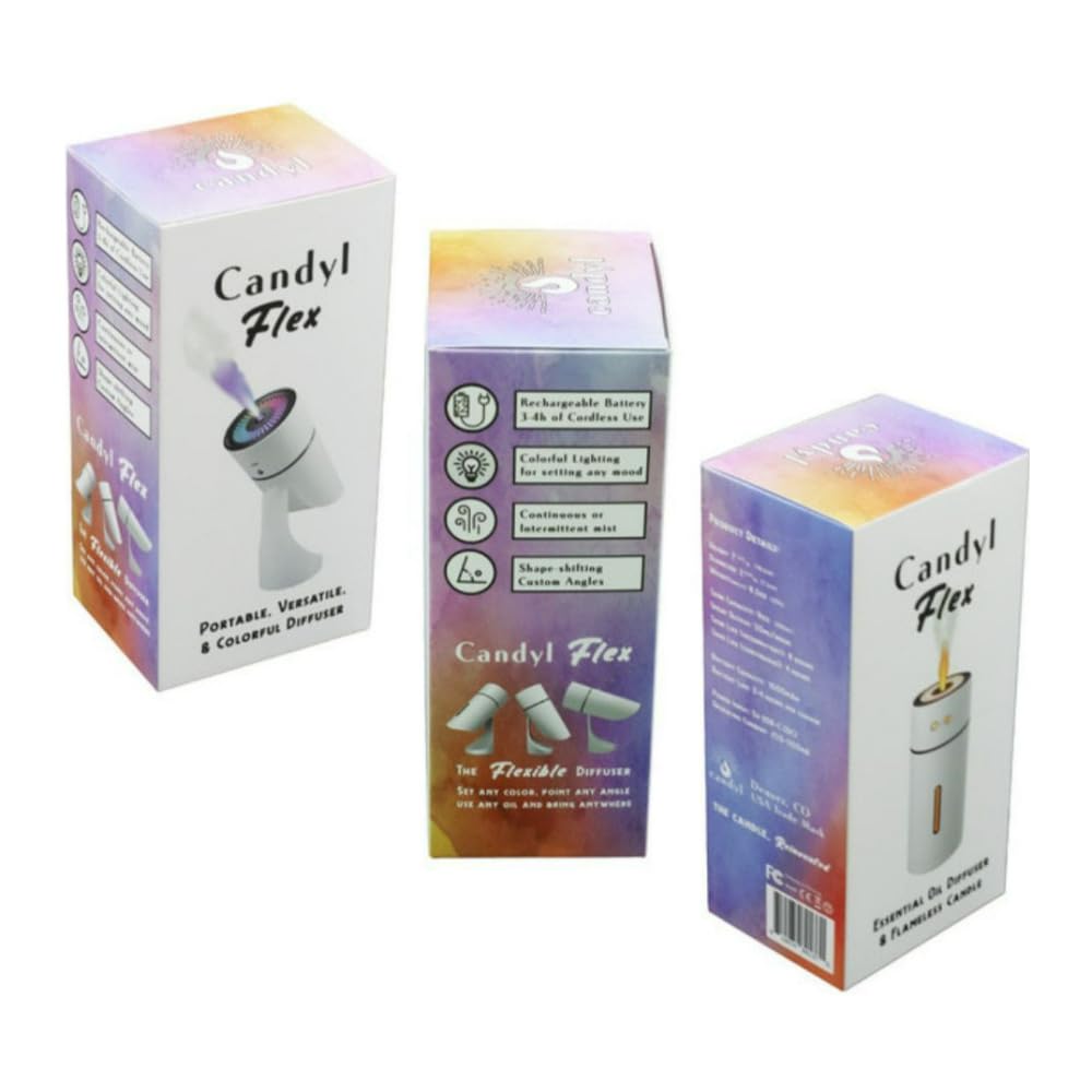 Difusor Candyl Flex Colorido Com Construção Flexível Branca - Carrefour