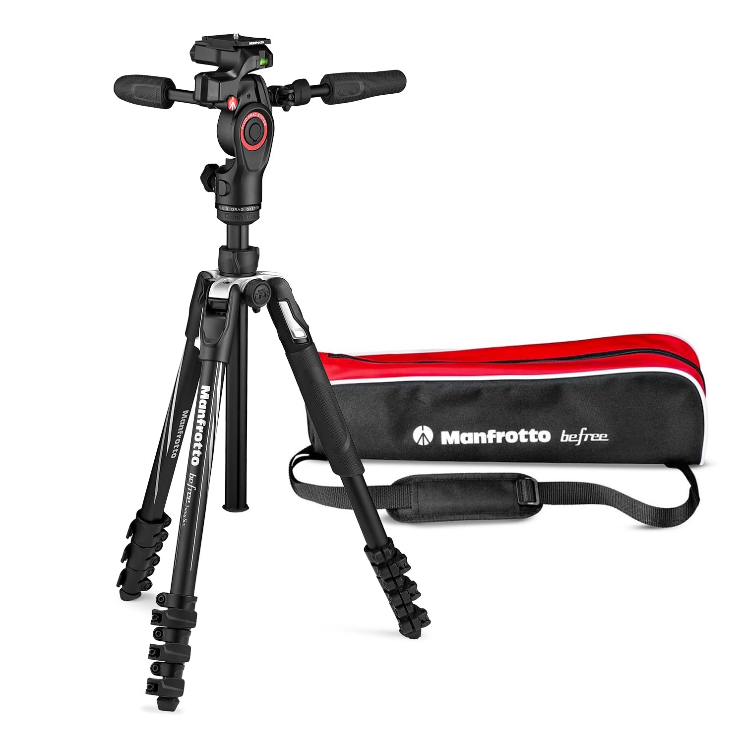 Tripé Manfrotto Befree 3-way Live Advanced De 4 Seções