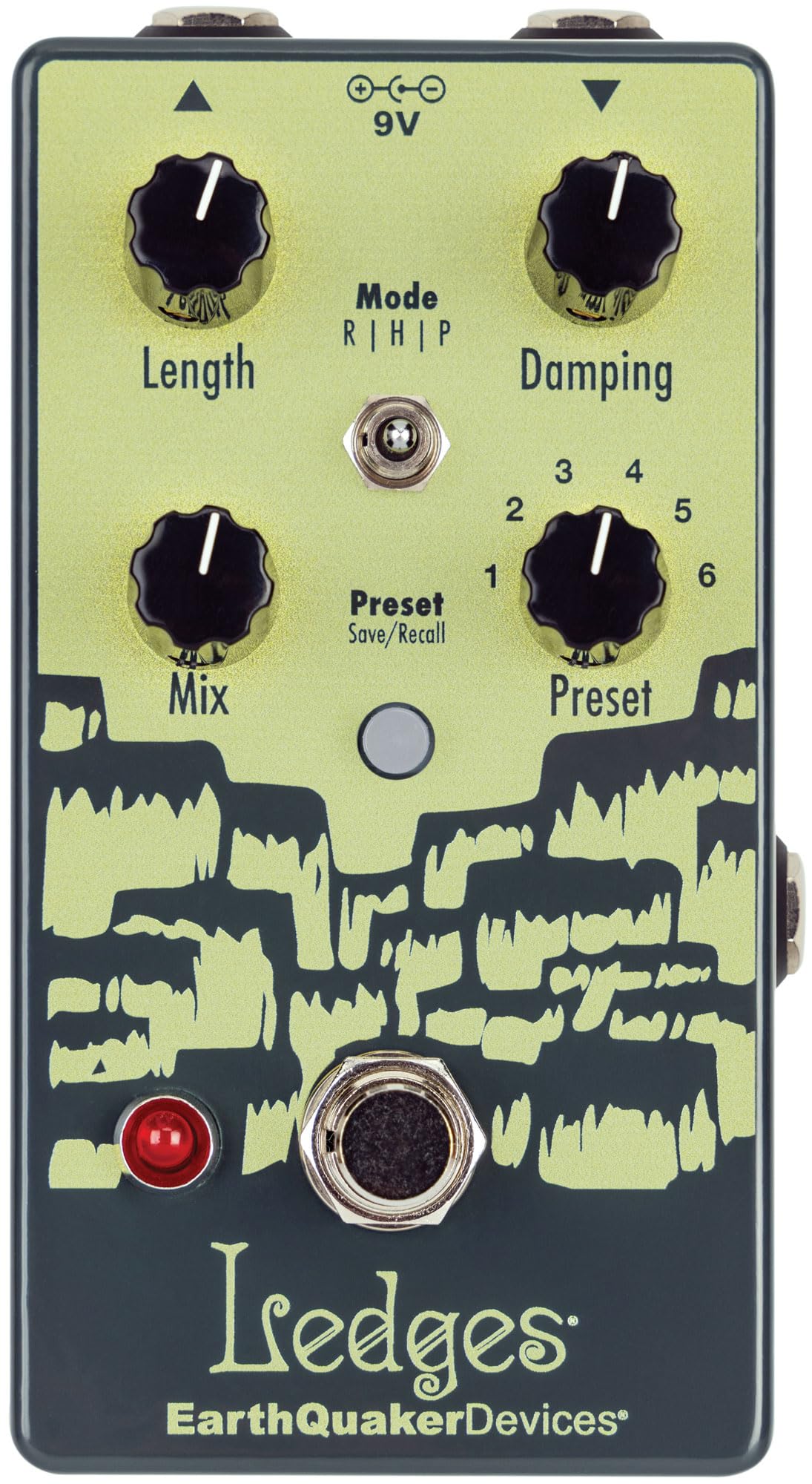 Pedal De Reverberação Earthquaker Devices Ledges Tridimensional