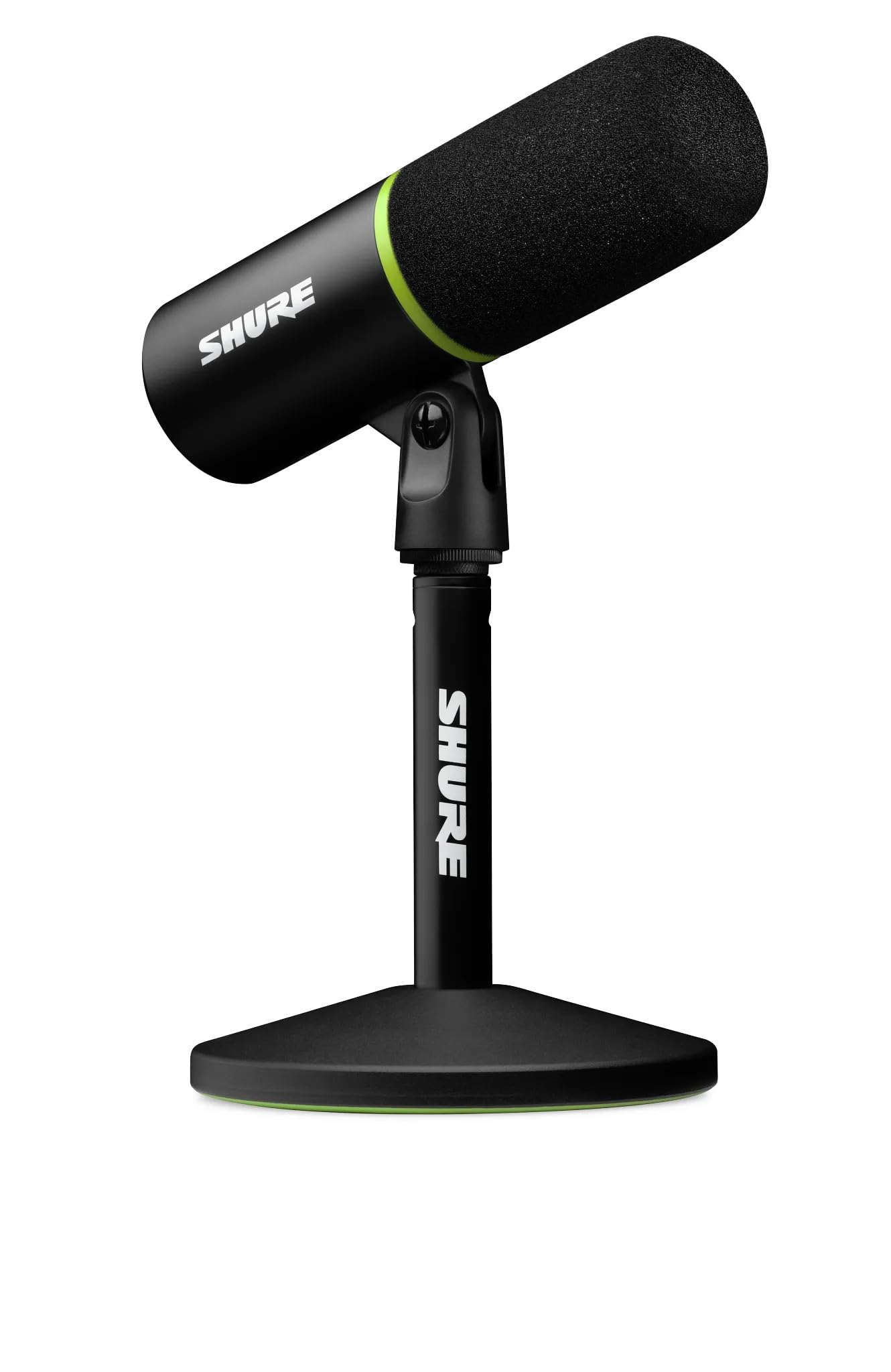 Microfone Para Jogos Shure Mv6 Dynamic Usb Pc Com Suporte E Saída