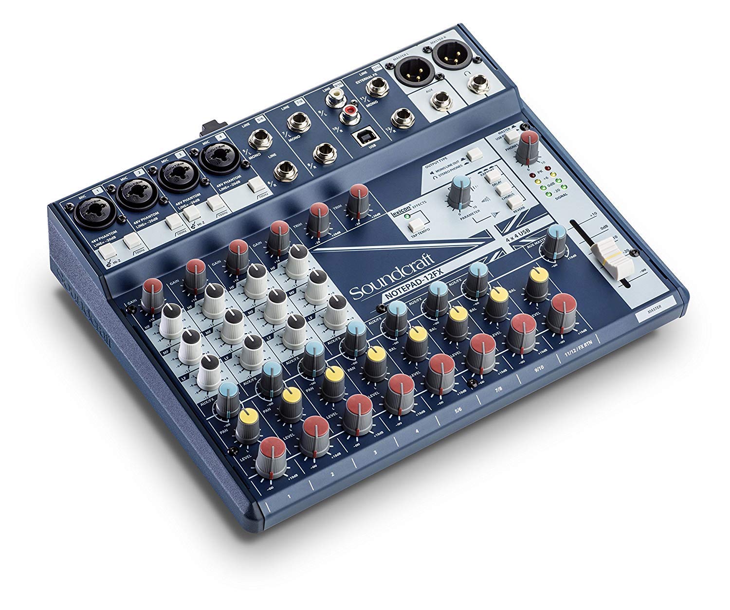 Mesa De Mistura Analógica Soundcraft Notepad-12fx Com E/s Usb